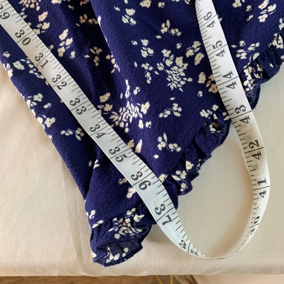 Lane Bryant Tiered Blue Floral Maxi Skirt 18/20 New with Tags - Picture 9 of 9